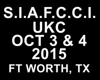 Ft Worth UKC Oct 3, 2015