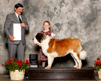 Saint Bernard #6 Sun OH G4 Landers Layna and Emily Landers and Jeannie Woods Judge Jom Owens