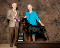 Rottweiler #5 Sat BOB Johnson Robbie and Ellis Judge Roger Hartinger