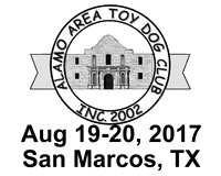 Alamo Toy Dog Club San Marcos Aug 2017