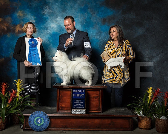 American Eskimo #5 Fri G1 Beynon Barbara Laurie Boles Judge Dr Wanda SpediacciSSR_2215-SnAntonio2018-HR3