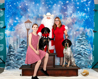 Coonhounds Sat Santa