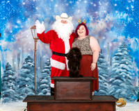 Poodle Misty Santa