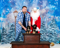 Poodles Brett Santa