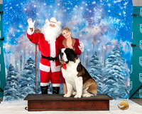 St Bernard #184 Sat Santa