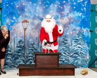 Toy Fox Terrier Sat Santa