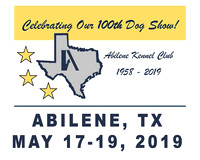 Abilene Kennel Club May 17-19, 2019