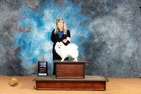 American Eskimo #12 Mon WBCH Judge Edy Blum