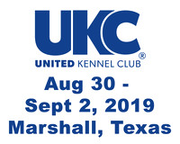 Marshall Aug 30 - Sept 2 2019 UKC