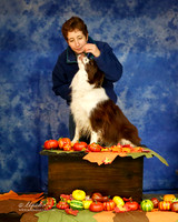 Stephanie Lifton Fall Portrait Border Collie